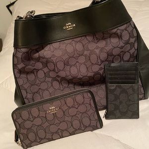 Black and gray coach bundle.